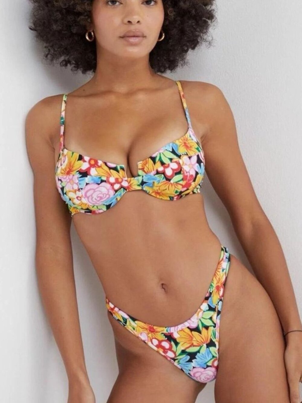 New! For Love & Lemons Tiana Underwired Bikini Top Size Medium 39114